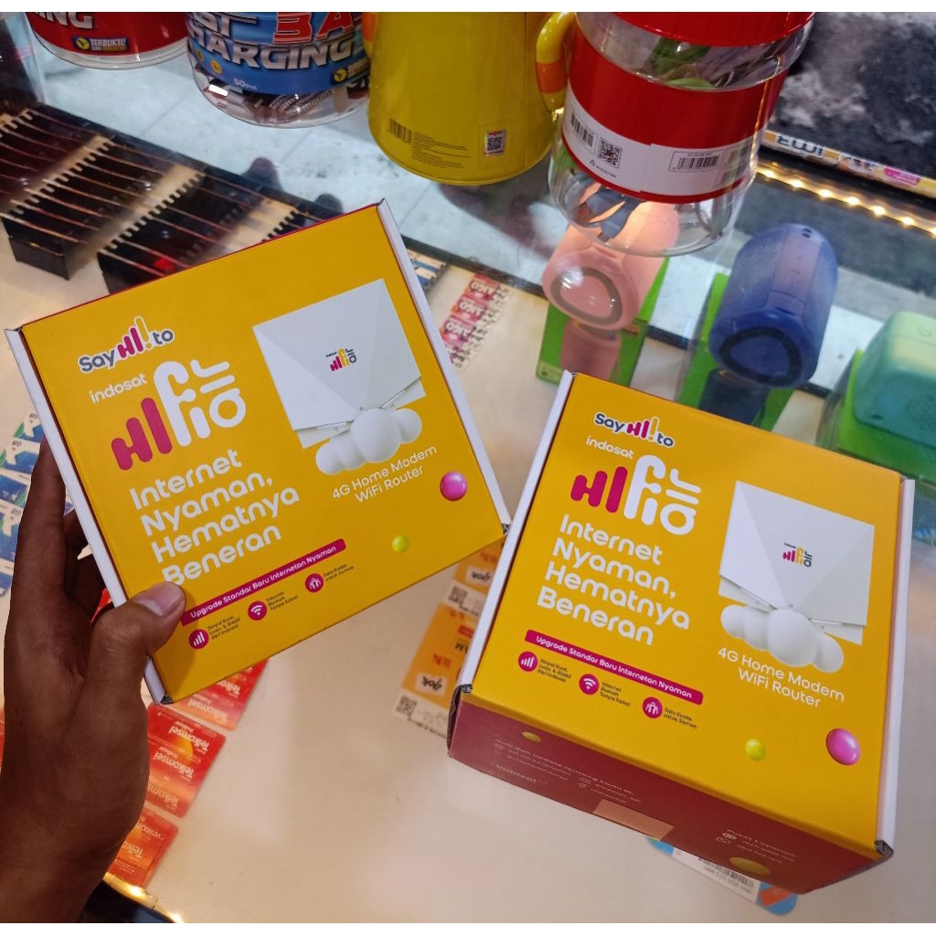 Indosat HiFi Air ZTE K12 Wifi Modem 4G LTE Kuota 50GB