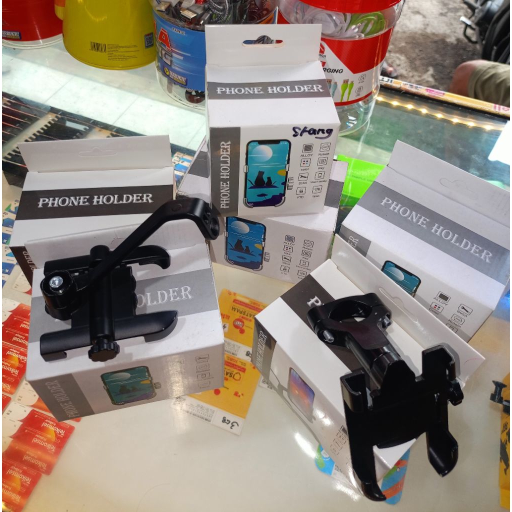 Holder HP Spion & Stang Grab Gojek Maxim InDriver