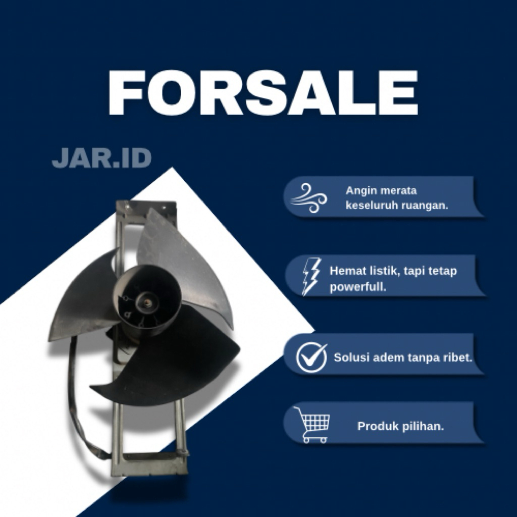 Kipas AC Bekas 1–2 PK Outdoor – Super Kencang, Siap Pakai