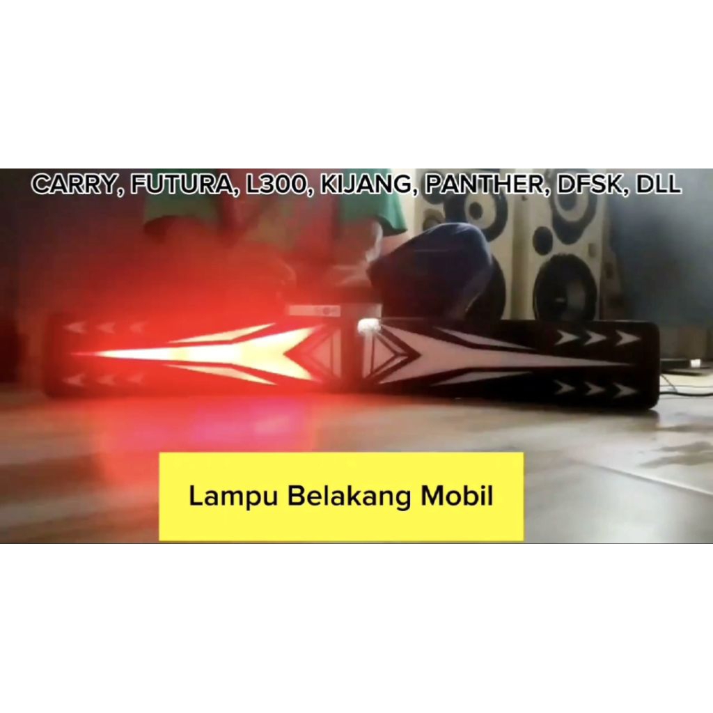 Lampu belakang mobil pickup stoplamp LED lampu rem mobil