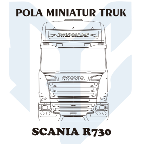 Pola Miniatur Truk Scania R730