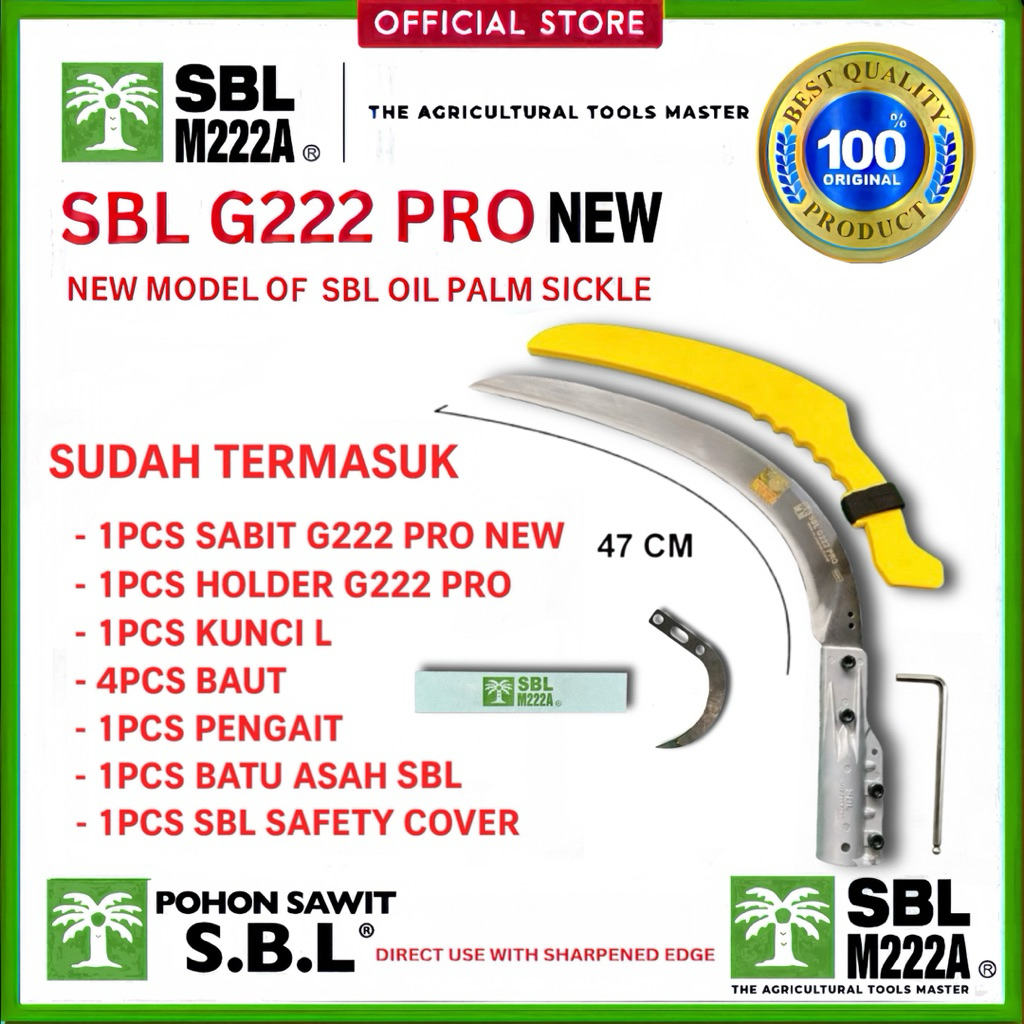 EGREK SBL G222 PRO NEW 2026 / EGREK SAWIT SUPER TAJAM / SBL M222A G222 PRO / EGREK SBL G222 PRO TERB