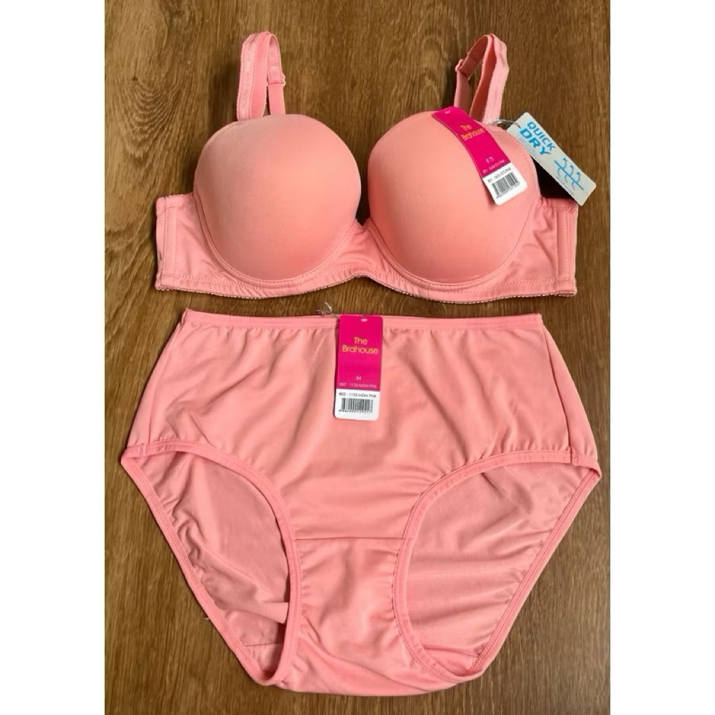 THE BRAHOUSE SET BRA DAN CELANA DALAM WANITA SET PAKAIAN DALAM WANITA WARNA HITAM BRA 32B 34B 36B