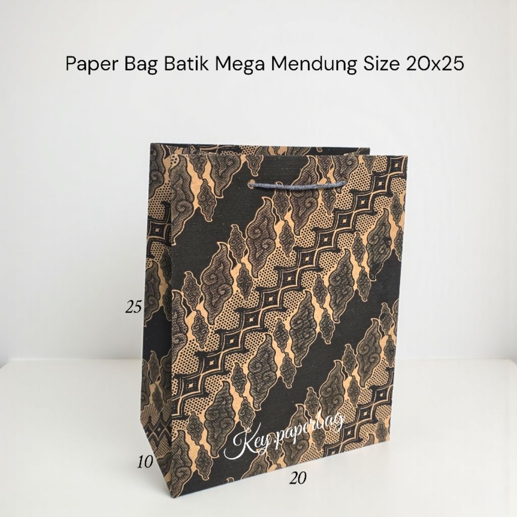 Paper Bag Motif Uk 20x25 / Tas Kertas Batik