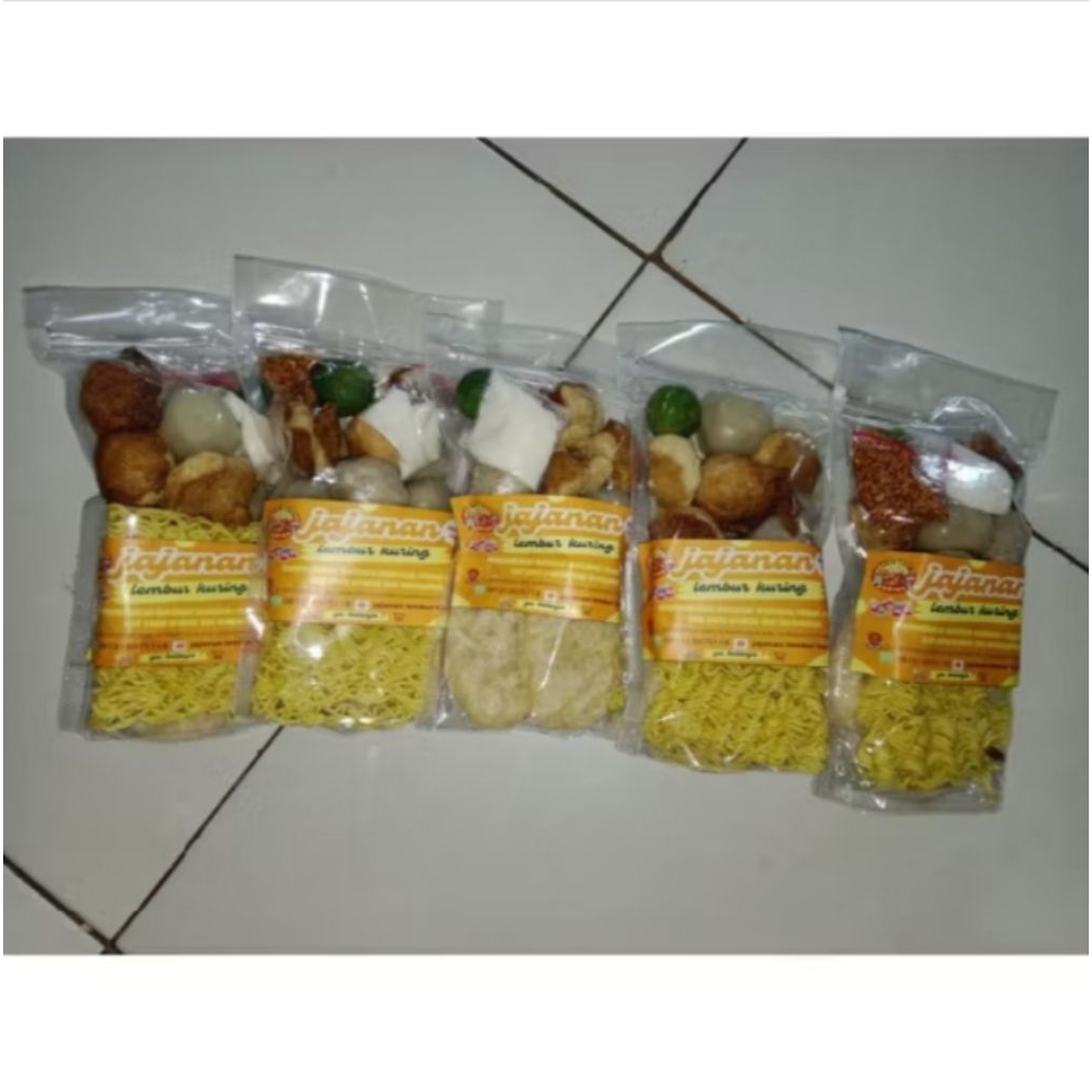 PAKET 5 bungkus cuanki instan/pedas/gurih