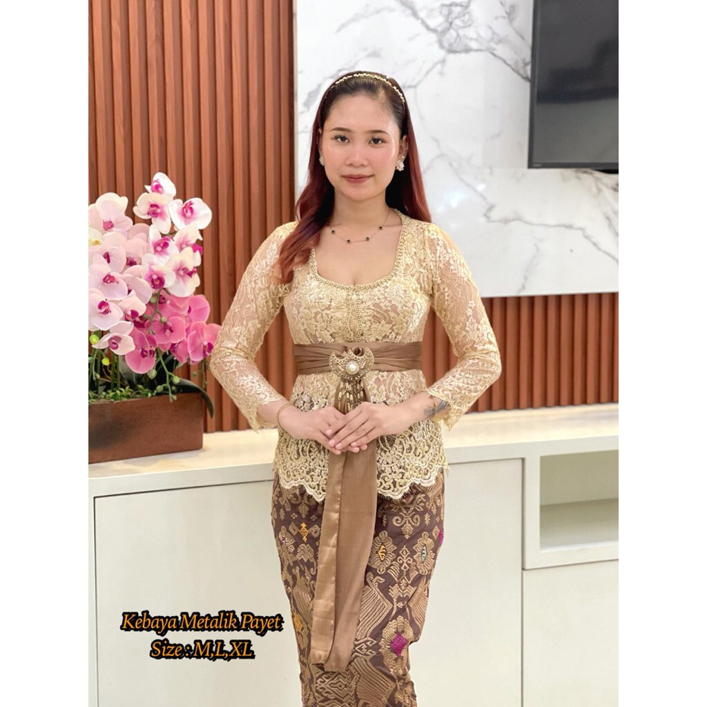 kebaya jadi payet wanita premium / kebaya payet / kebaya wanita premium / kebaya brokat wanita