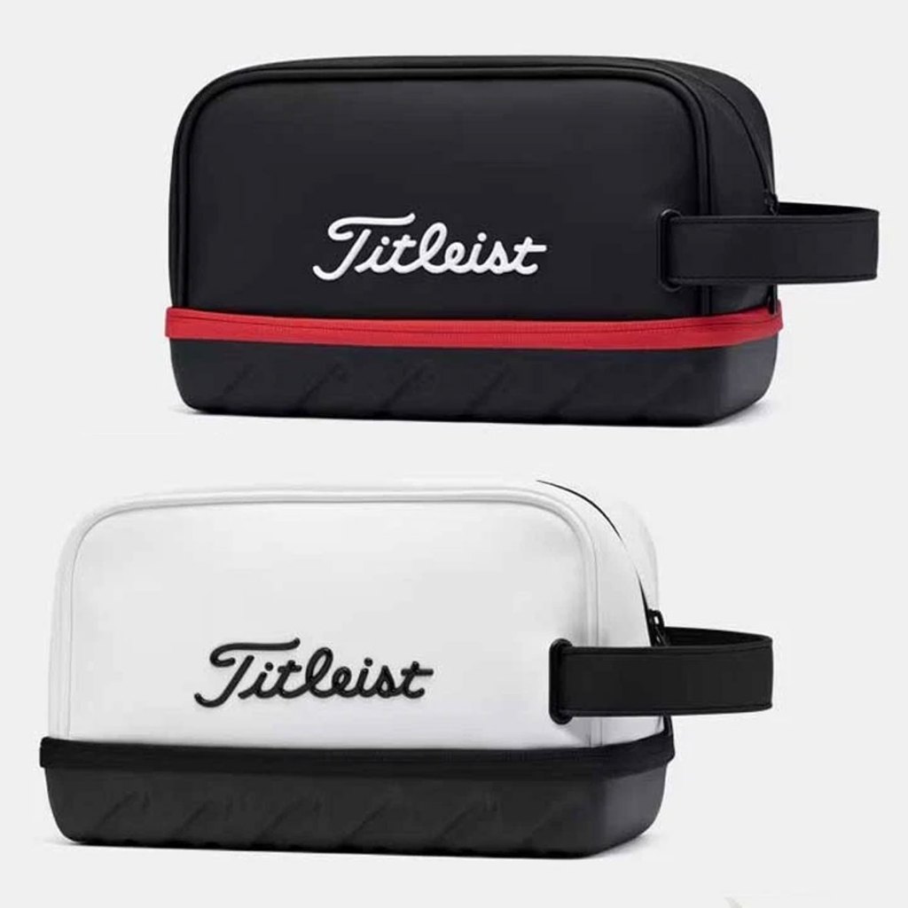 Tas Bola Golf 2 Layers l Titleist Performance Pouch Golf Hand Bag Ball Branded Exclusive