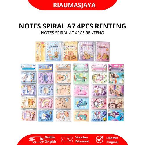 NOTES SPIRAL A7 306 RENTENGAN