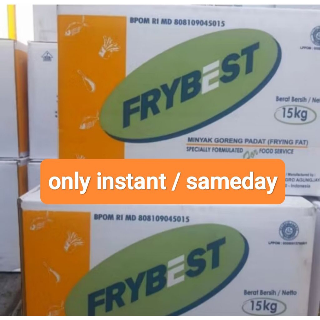 Minyak beku minyak goreng padat FRYBEST 15Kg