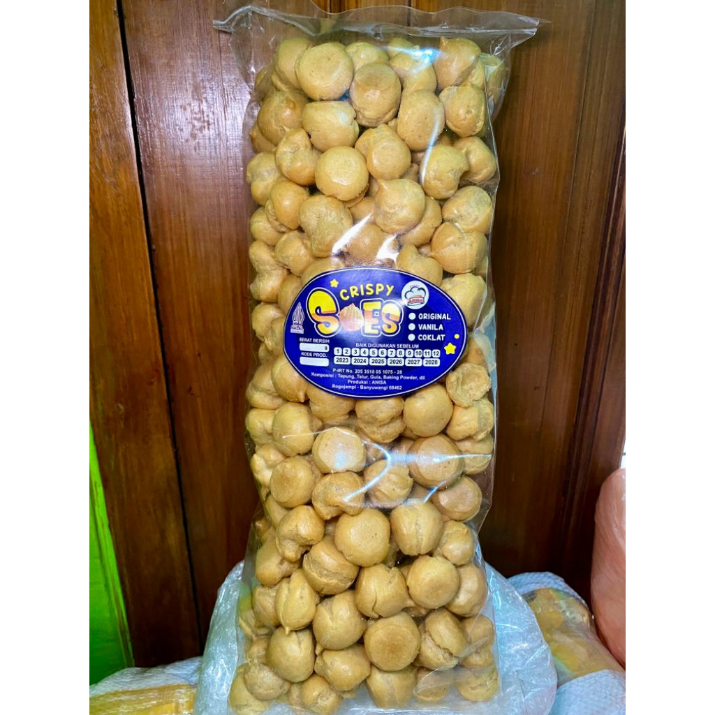 Soes Kering/Sus Polos Kering/Kue Soes Anisa 240Gram (Exp Panjang)