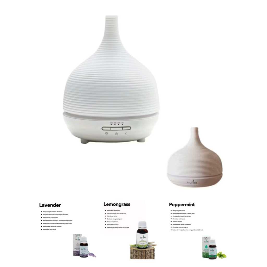 Tupperware Trulife Ultrasonic Diffuser 500ml / Alat Aromaterapi