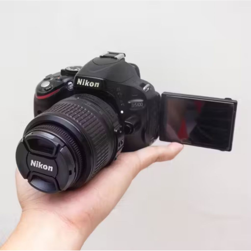 Kamera DSLR Nikon D5100 Kit AF-S 18-55mm VR (Second, Mulus)