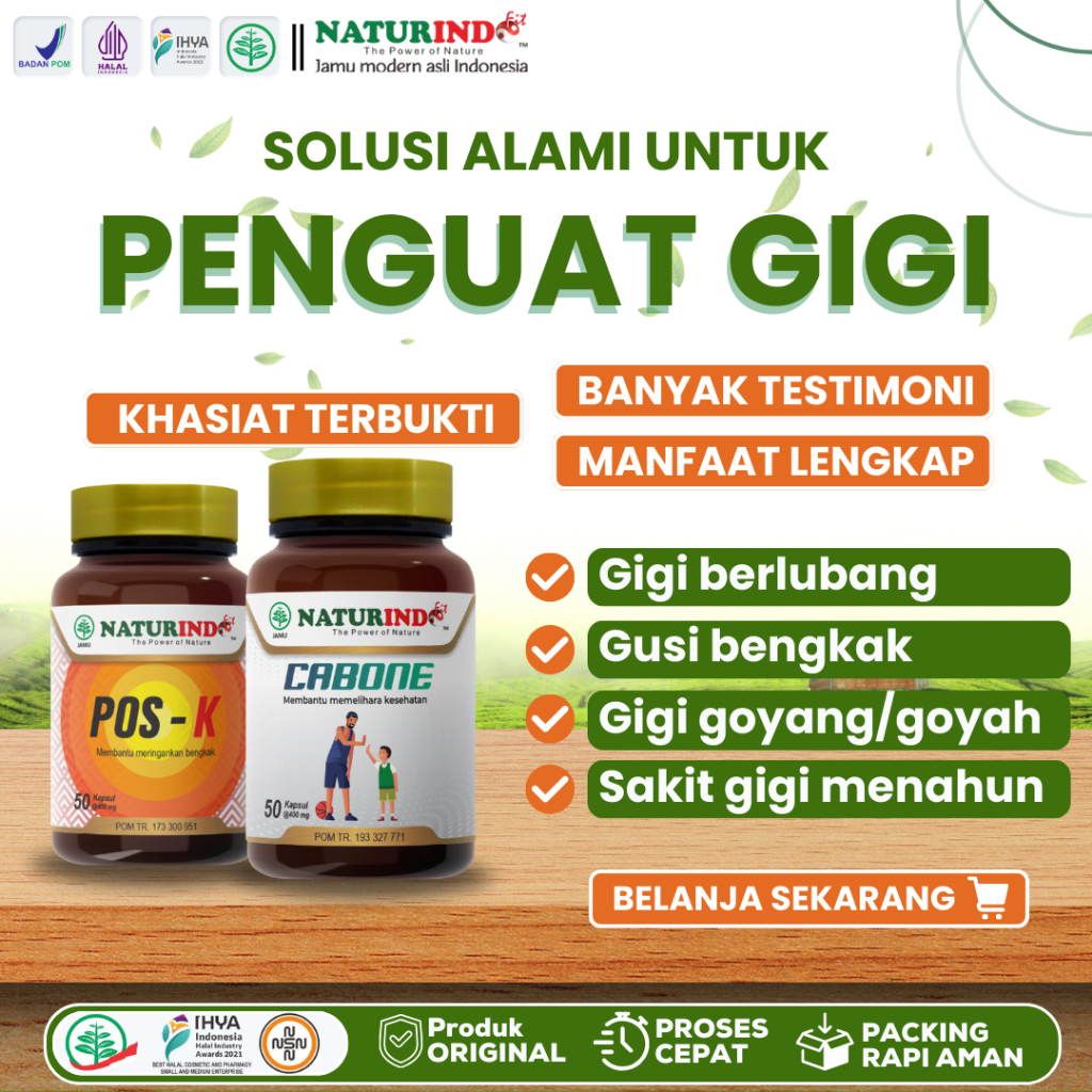 Obat Penguat Gigi Goyang Goyah Paling Ampuh Sakit Gigi Dan Gusi Bengkak BPOM