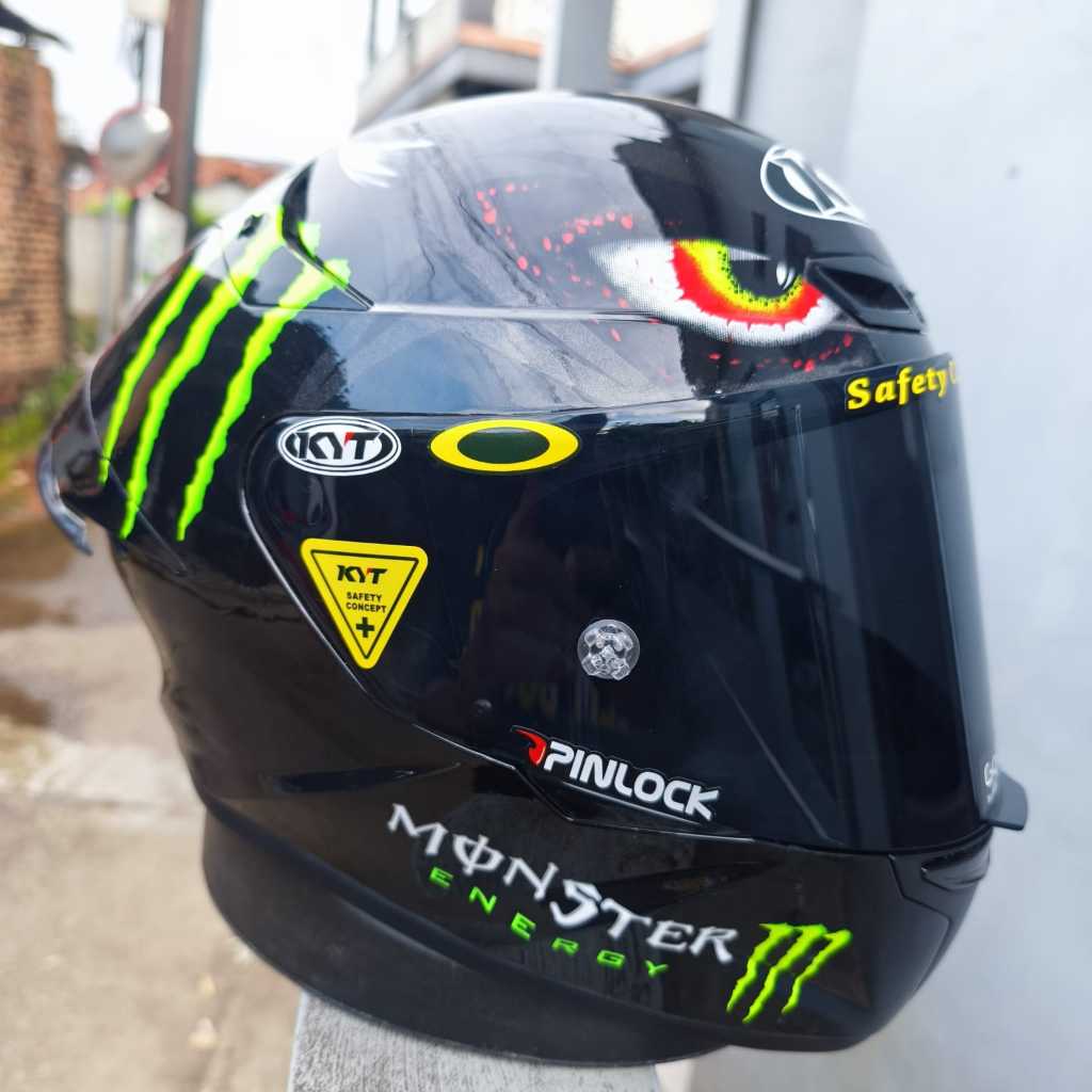 HELM KYT TT COURSE MOTIF SHARK LORENSO REPAINT VISOR DRAKSMOK  SPOILER SMOK ORIGINAL OFFICIAL STORE