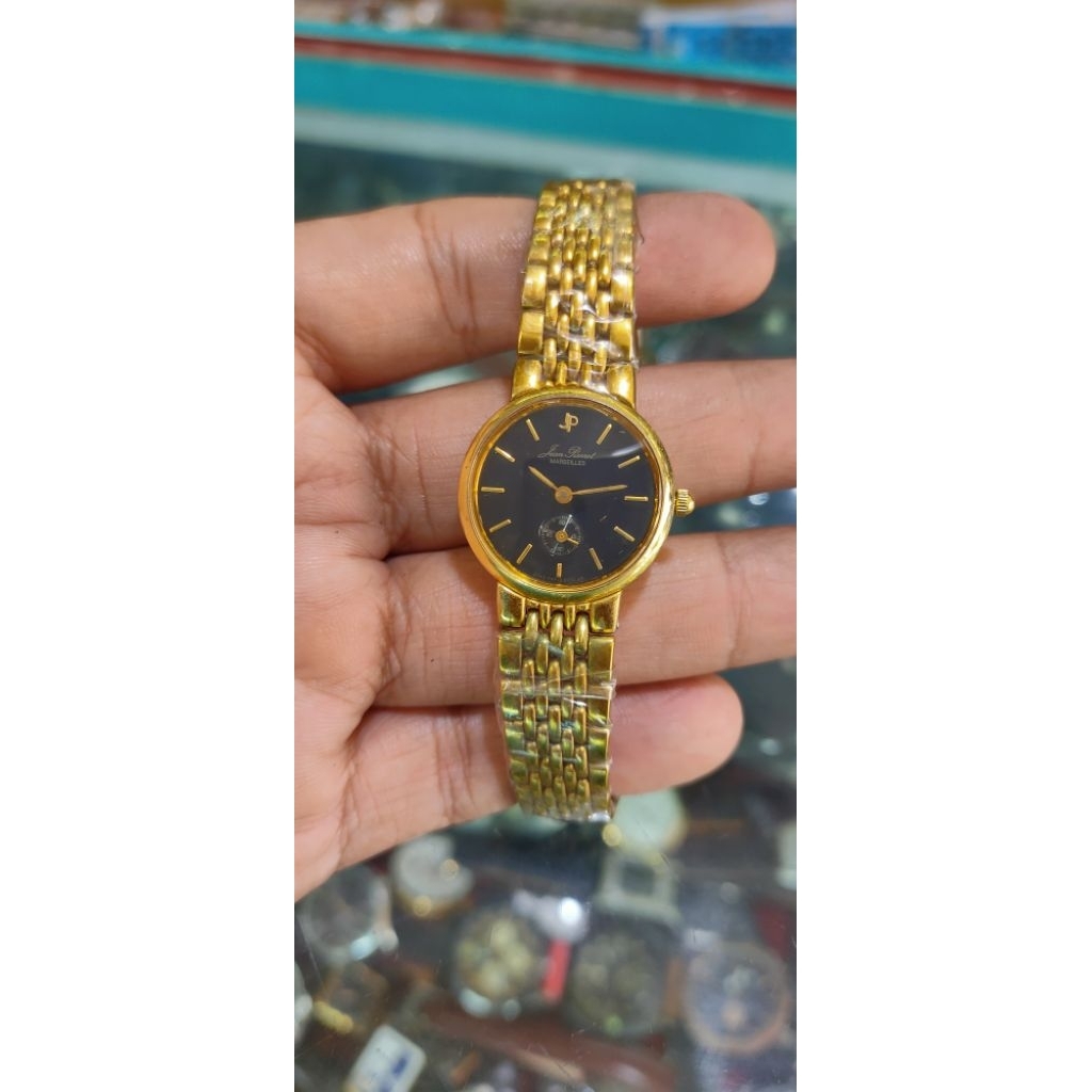 jam wanita fashionable siap pakai elegan anti air anti karat jean pierrot klasik normal semua