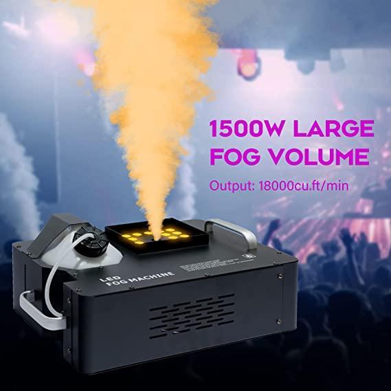 Smoke machine 1500w fog machine Mesin asap led 1500w