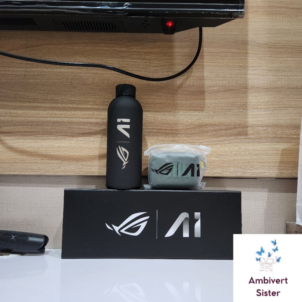 [ BARU ] Set Botol Minum Premium Asus ROG & Speaker Asli Original JBL
