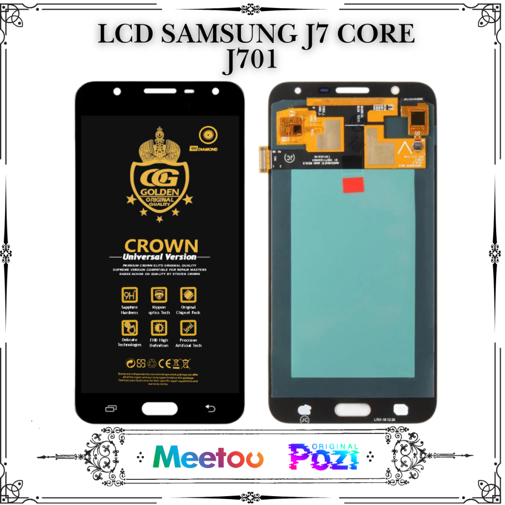 LCD SAMSUNG J7 CORE / (GALAXY J7 CORE / J7 NXT) / J710 TOUCHSCREEN FULLSET COMPLETE ORIGINAL