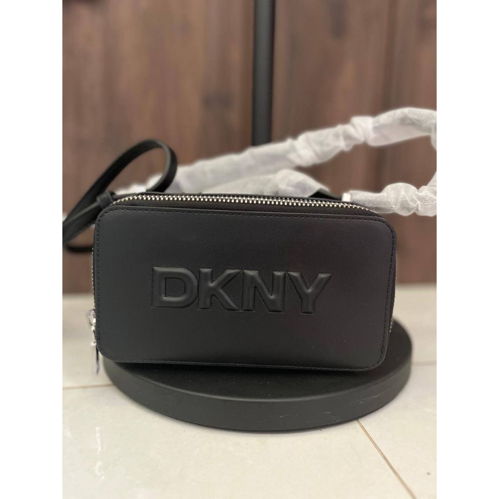 Tas wanita dkny cambag double zipper original authentic