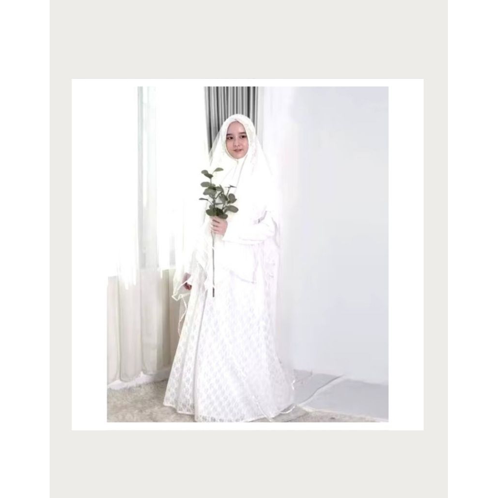 Gamis Akad Safwa Brokat Hijab Alila