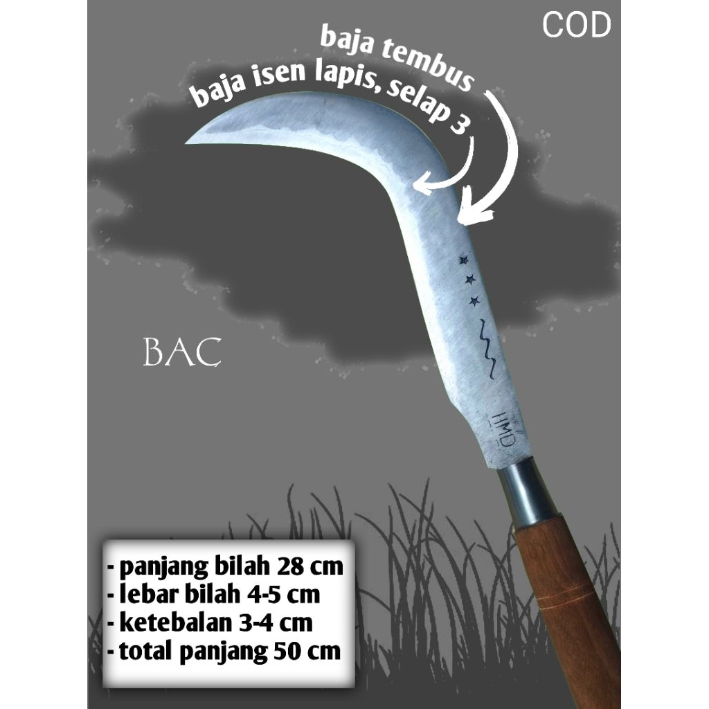 sabit,arit candong,ndoret,ndorit baja isen lapis 3 sudah asahan candung salakan, ramban, pruning