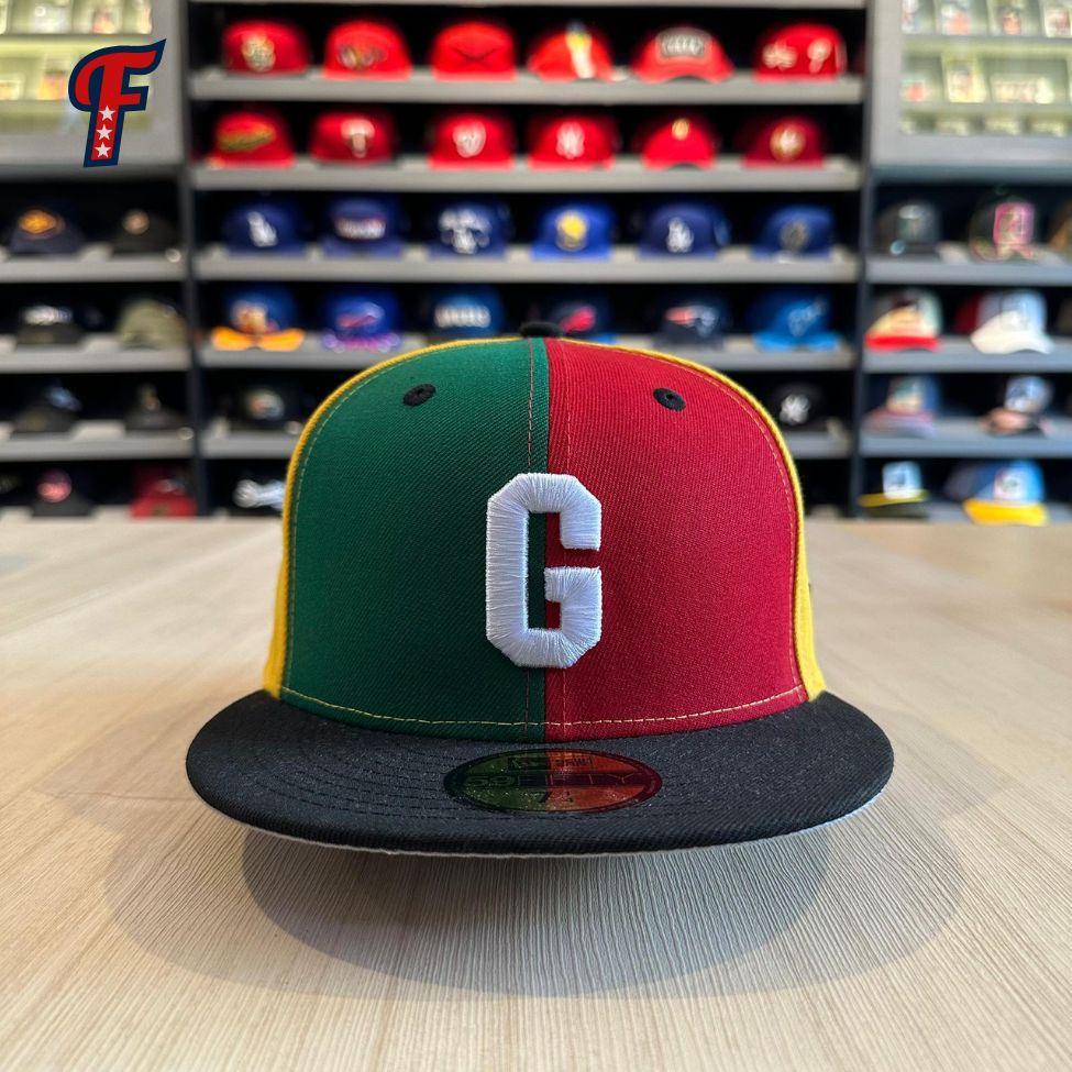 Topi New Era Homestead Grays Jerry Lorenzo Inspired Bob Marley Colorway 59FIFTY Hat Original