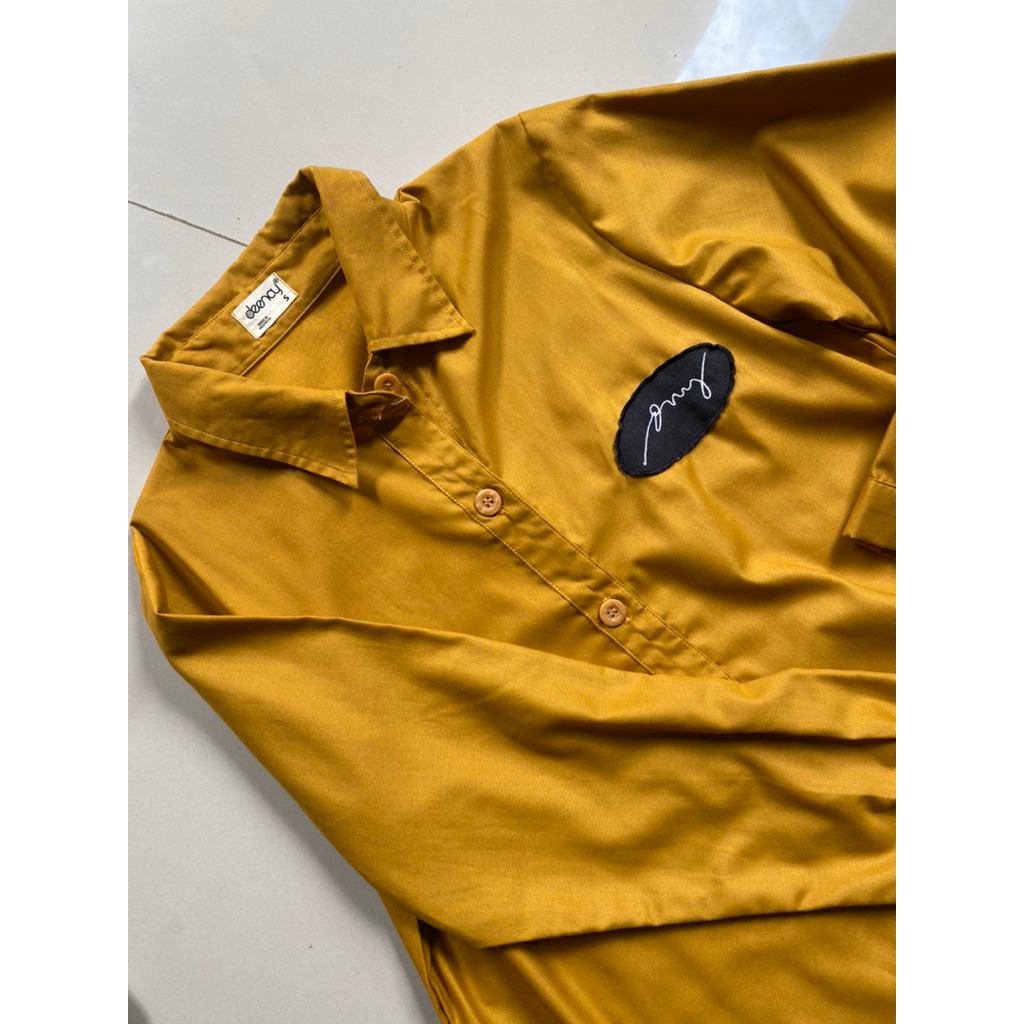 PRELOVED DEENAY LONGDRESS MUSTARD