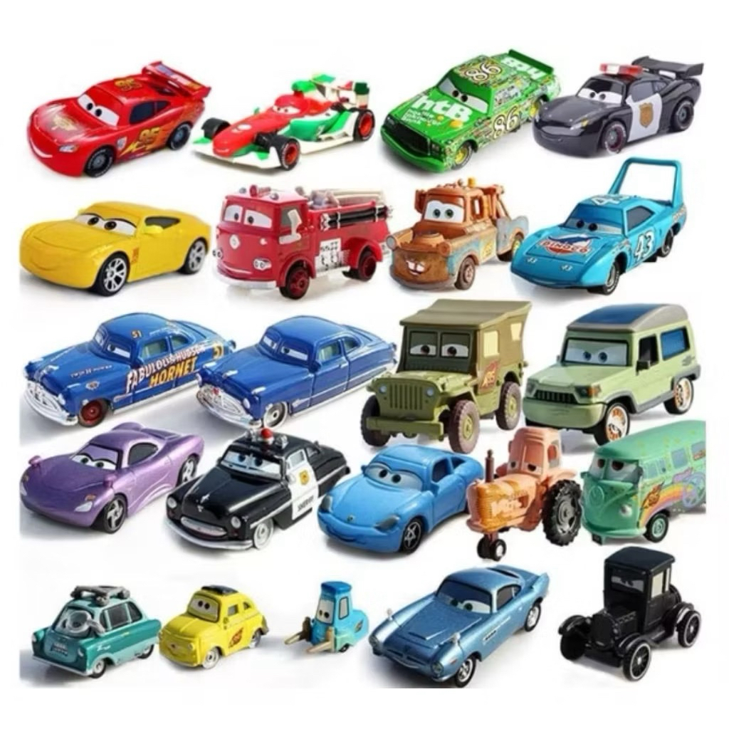 New Disney Pixar Cars mcqueen lightning diecast cars Jackson Storm dinoco cars diecast HTB rusteze l