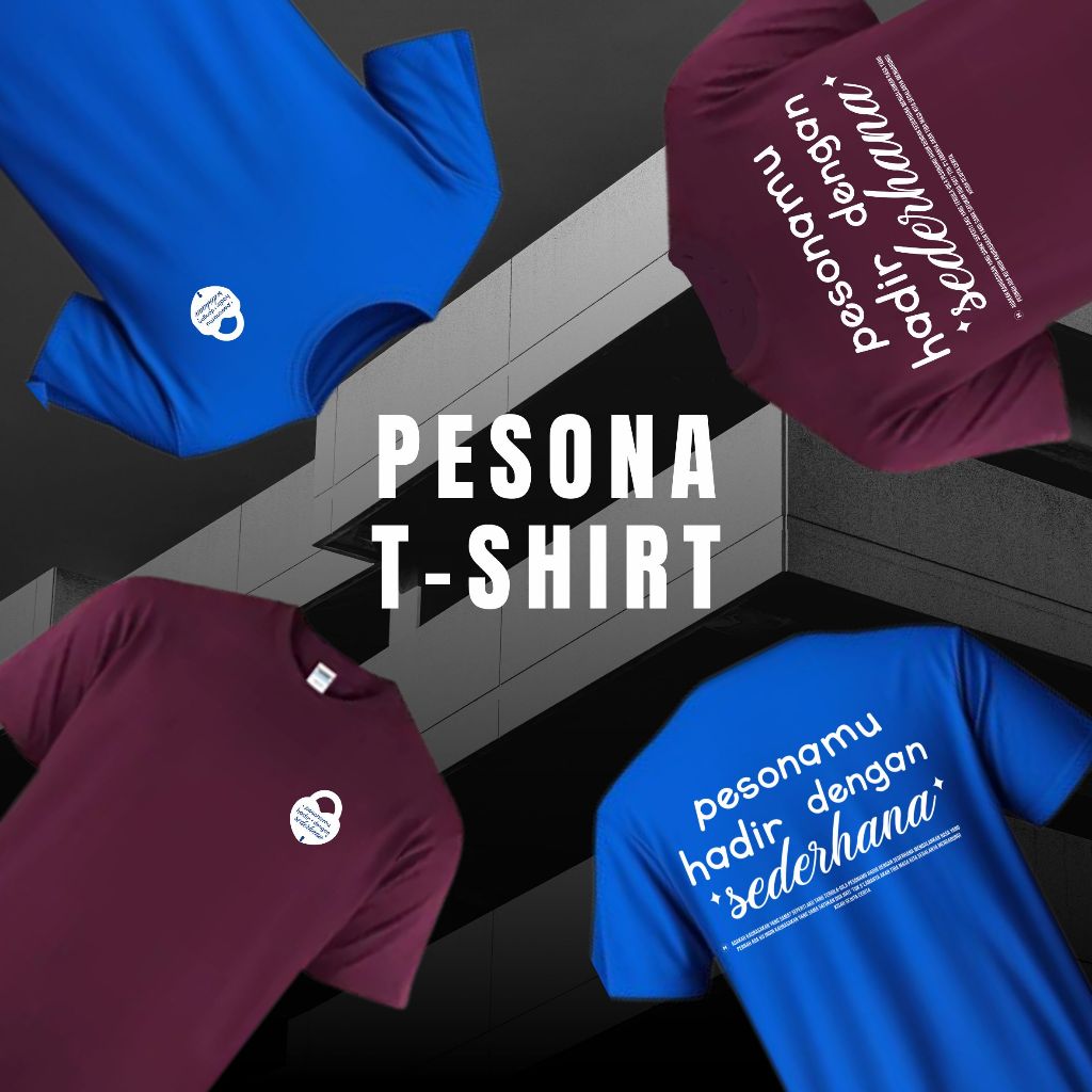 [PREORDER] Pesona Tshirt | Tshirt Rony Parulian | Kaos Rony Parulian