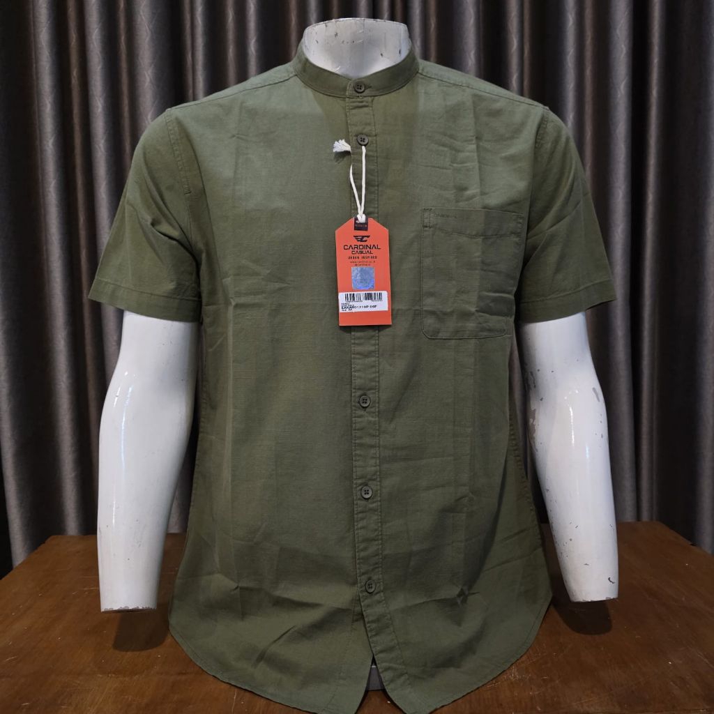 KEMEJA KOKO CARDINAL CASUAL ORIGINAL LENGAN PENDEK REGULER TERBARU
