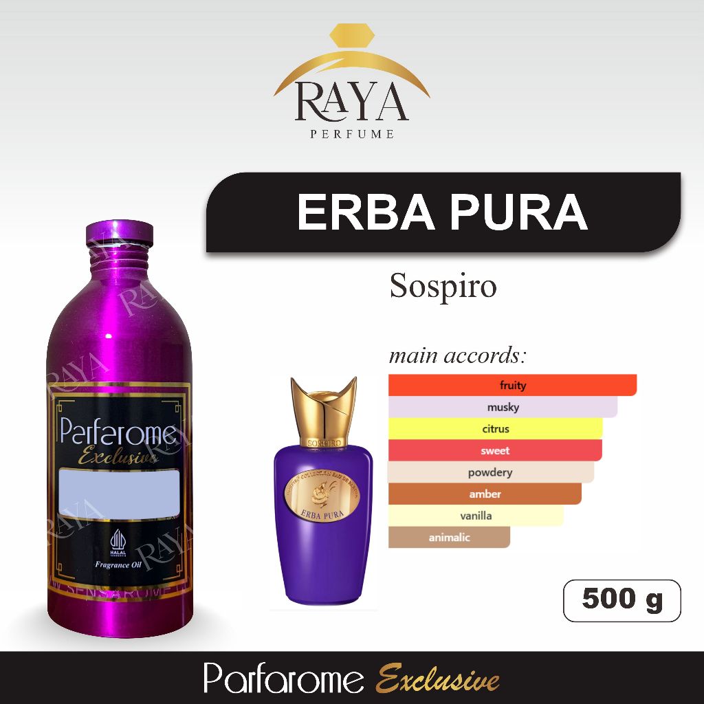 Erba Pura S*spiro Bibit Parfum Parfarome Exclusive 500gr