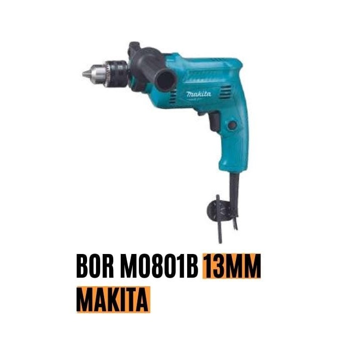 MAKITA M0801B 13mm Impact Bor Listrik Tangan Bolak Balik Reversible