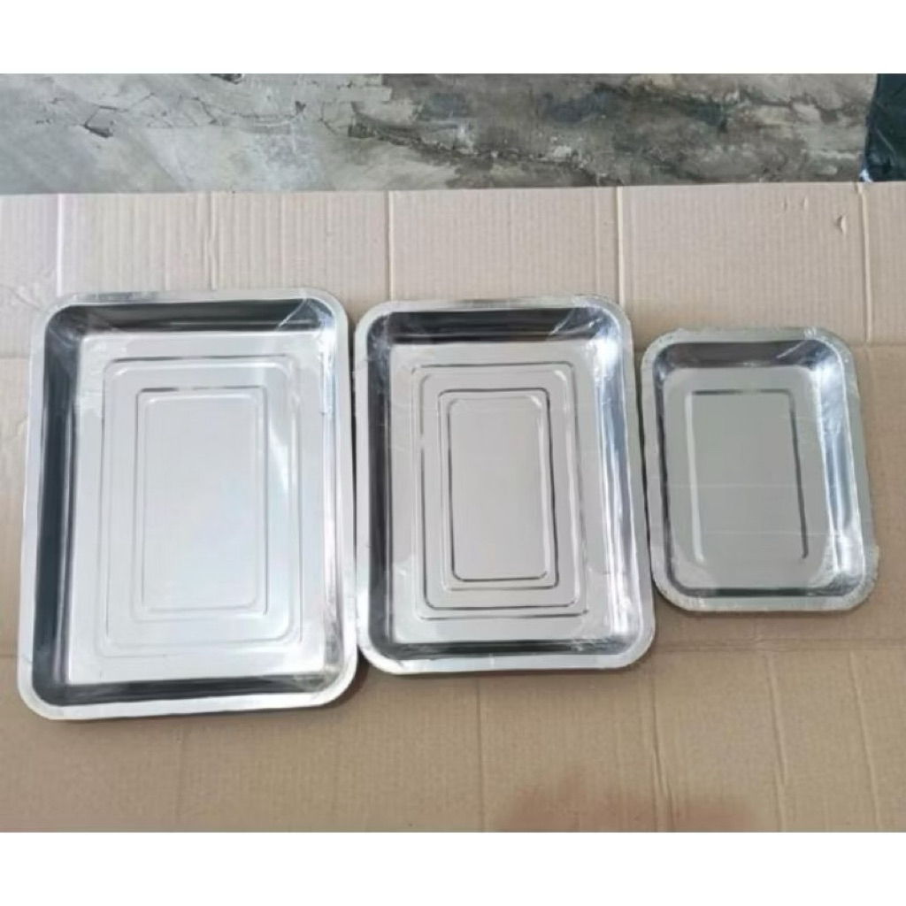 nampan stainless 40 x 30cm jumbo