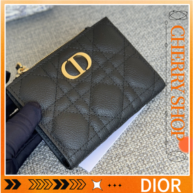 Dior CD Caro Leather Women's Wallet