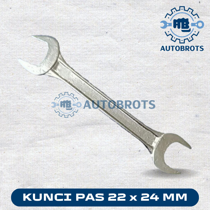 INDIA Kunci Pas 22 x 24 mm / Open End Wrench / Kunci Pas 22x24 Murah