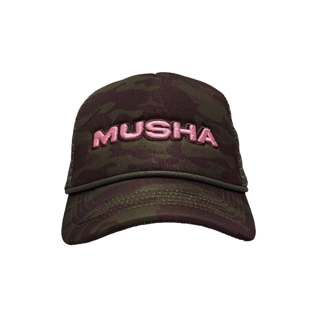 CAMO SPLINTER PINK TRUCKER HAT
