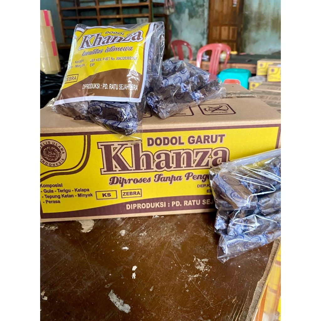 Dodol Garut Khanza Kombinasi Coklat Vanila dan Susu 1Kg