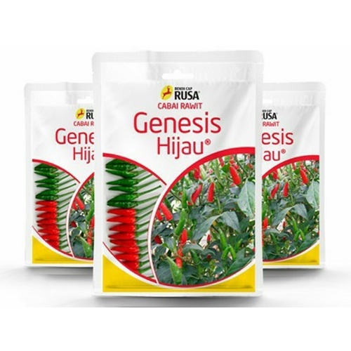 Biji 25 Benih Cabe Rawit GENESIS HIJAU