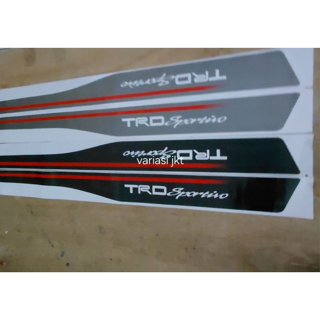 Stiker trd fortuner vrz/stiker trd sportivo fortuner vrz/stiker trd sportivo vrz