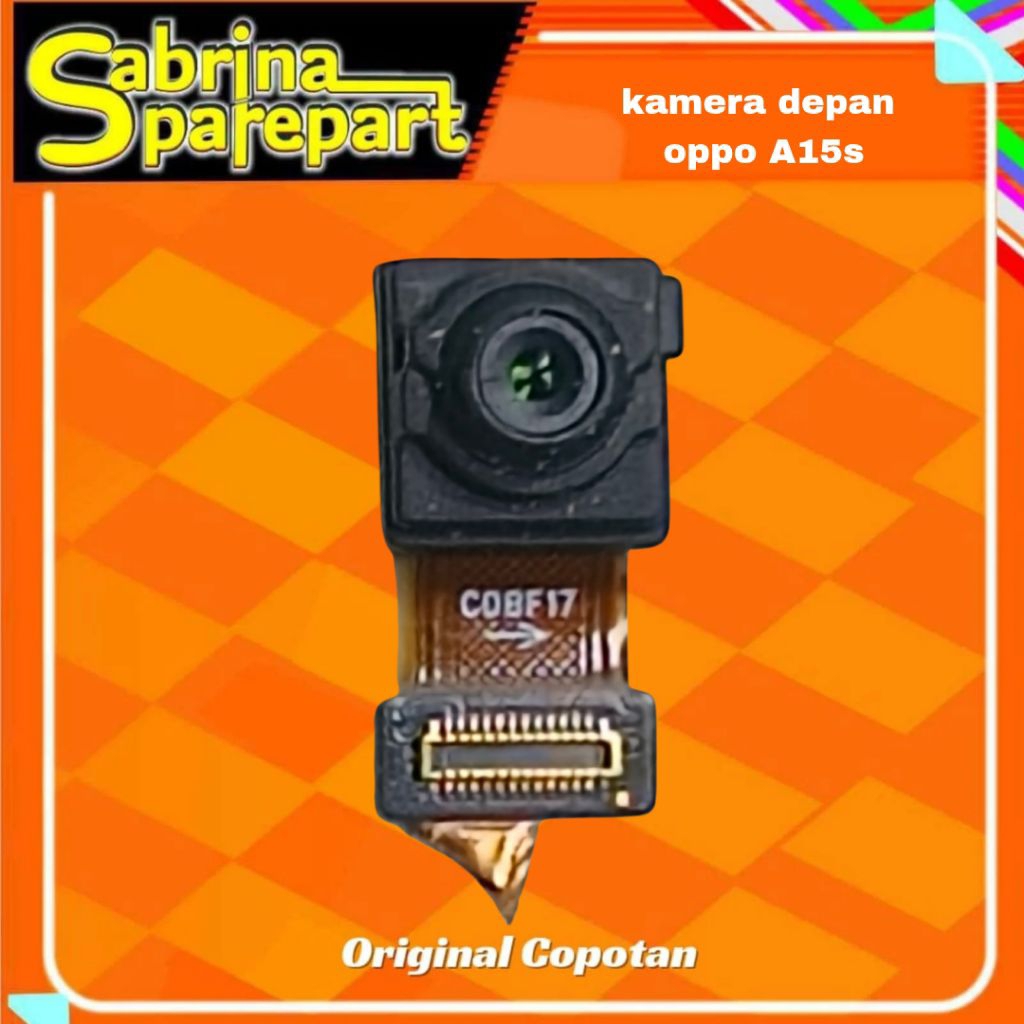 Kamera depan Oppo A15s Original second Copotan