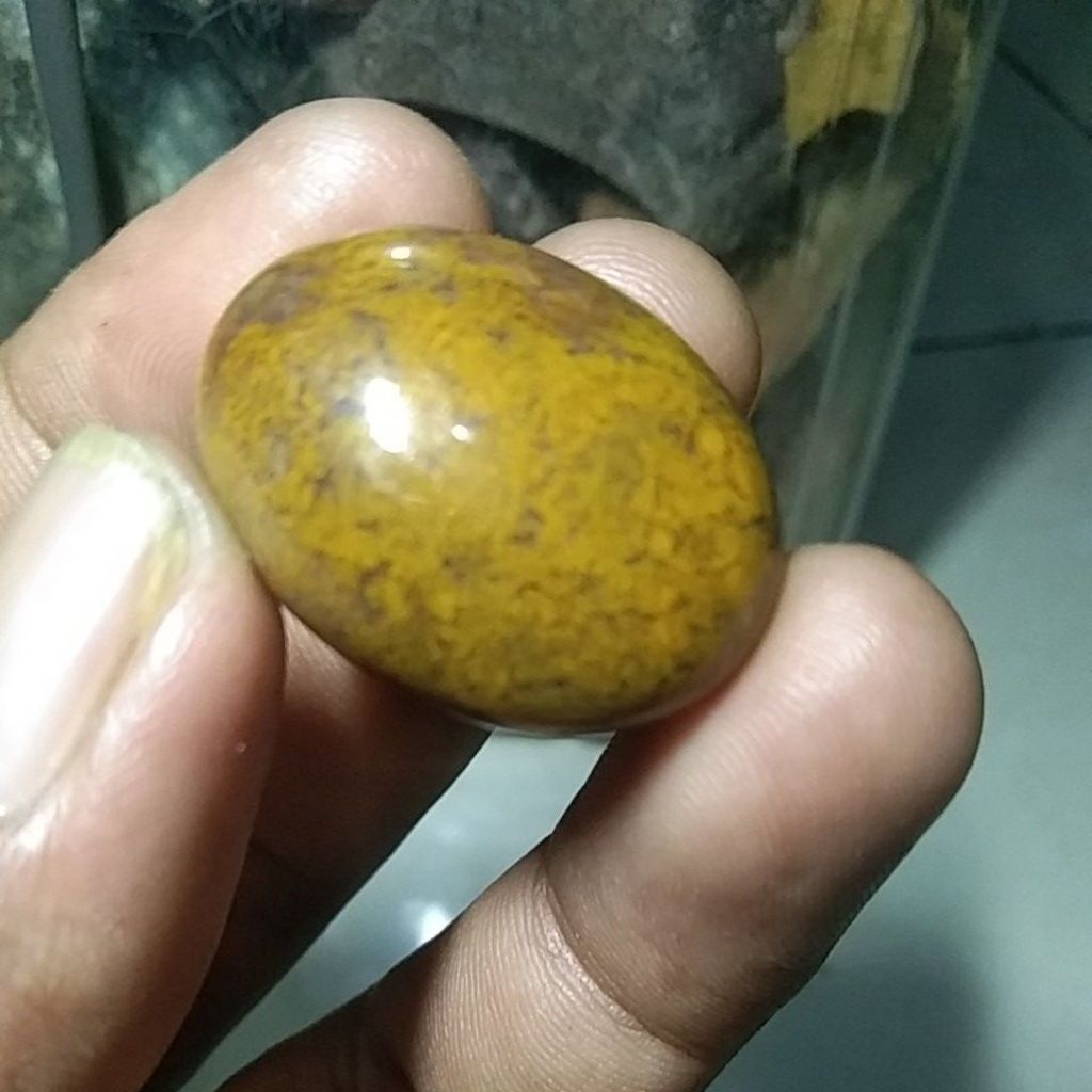 BATU LUMUT KUNING CRYSTAL ORIGINAL GARUT