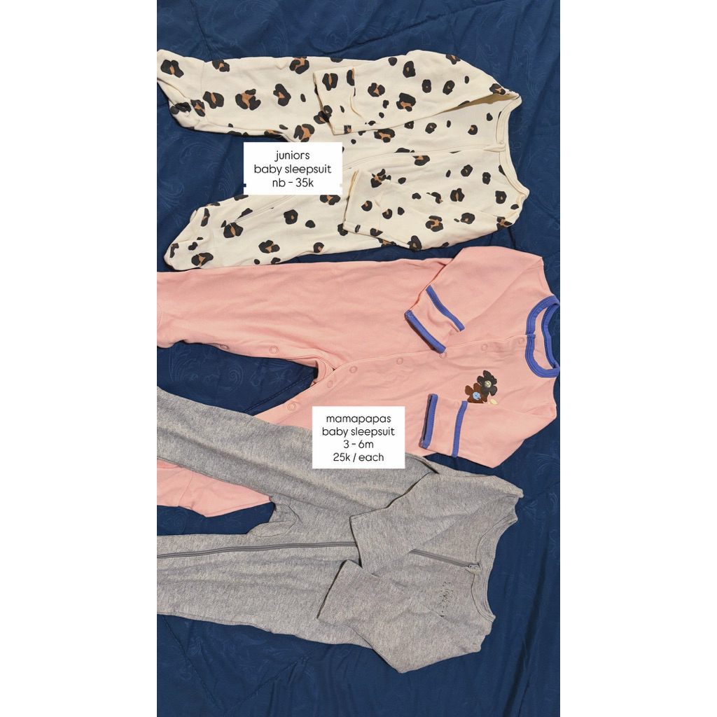 preloved sleepsuit bayi