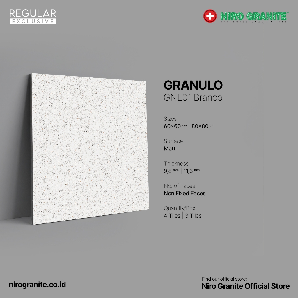 NIRO GRANITE 1st Grade - Granulo GNL01 - Matt - 60x60