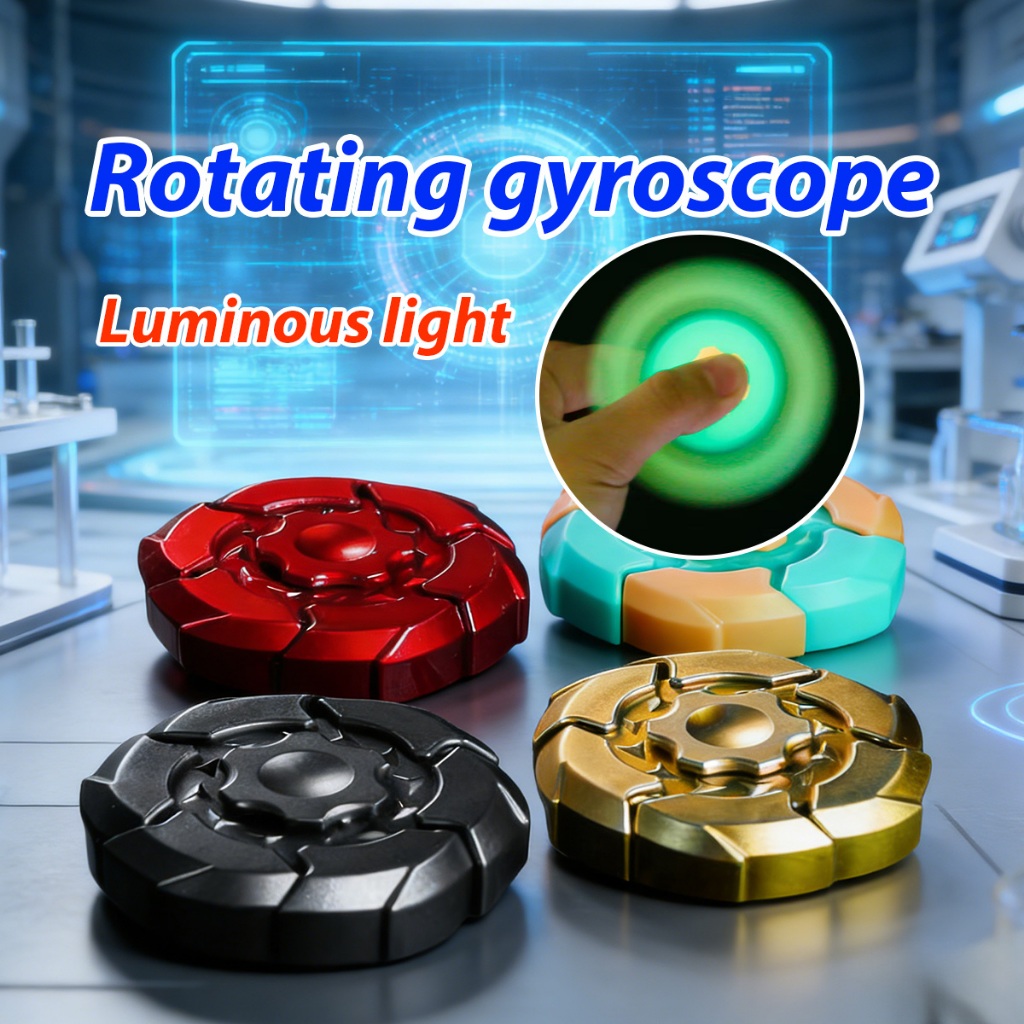 Spiner mainan Fidget Spinner Magnetik metalic Transformasi yang Trendy untuk Menghilangkan Stres di 