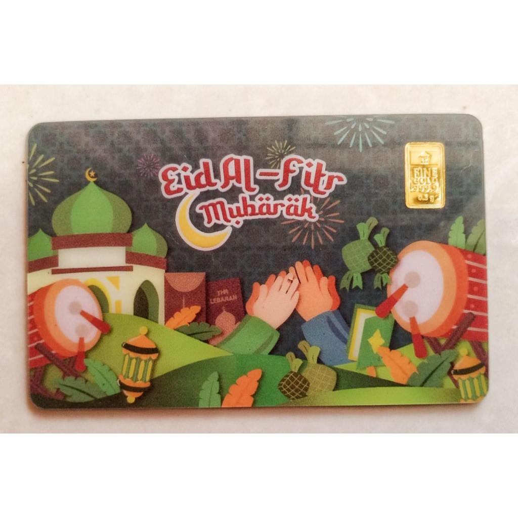 LM Antam 0,5 gram edisi Idul fitri