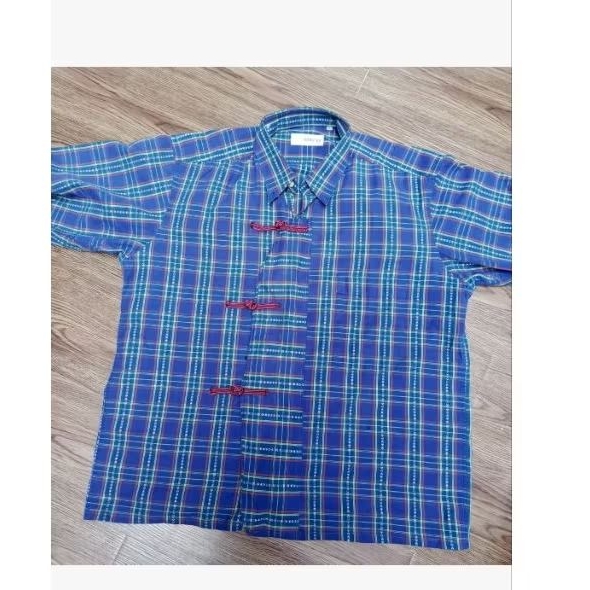 Kemeja boxy cheongsam kalcer reworked unisex