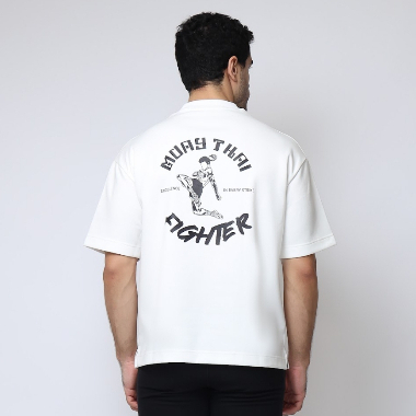 Kaos Oversized Pria Premium Gym, Boxing & Muay Thai – Coolbreeze Microfiber Cotton | ARTLethic Muay 