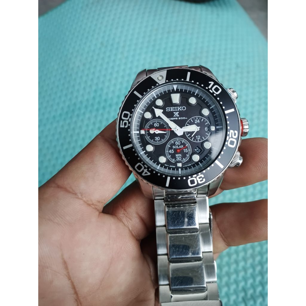 Seiko Prospex Solar Divers Chronograph