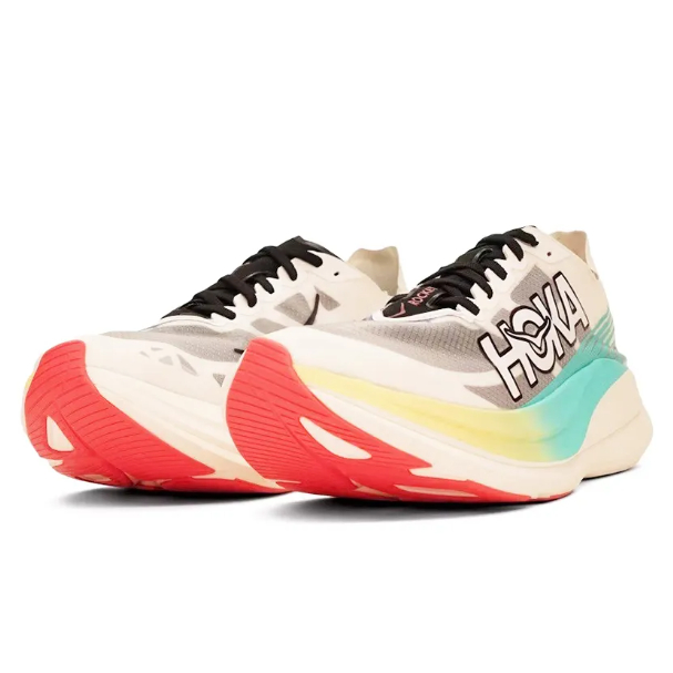 SEPATU LARI Hoka One One Rocket X 2 sz 12 / Yuzu Cielo Blue RUNNING MARATHON 1127927/YZC