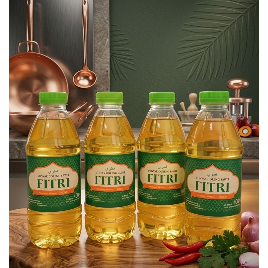 Minyak Goreng Fitri 400Ml - Minyak Botol Kecil